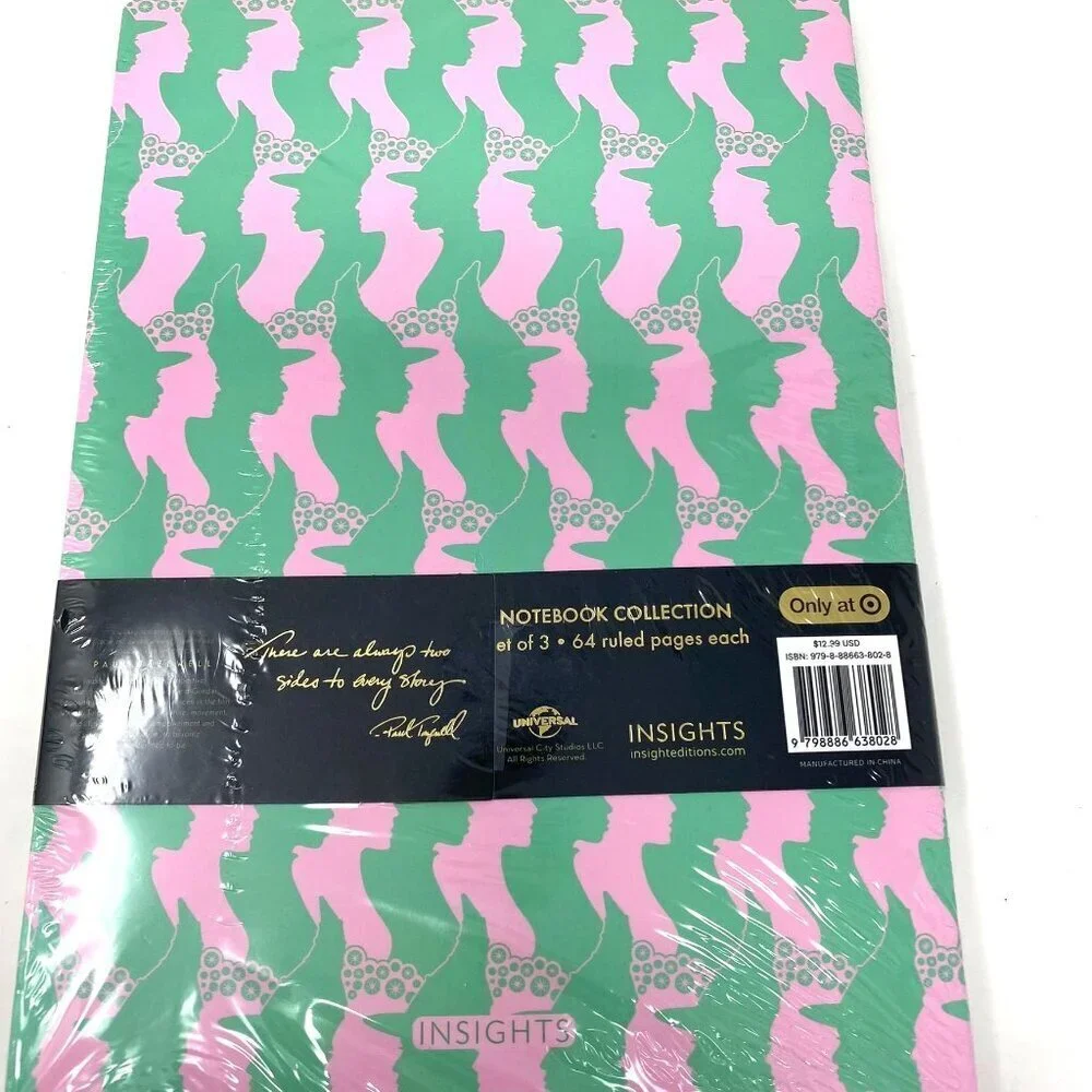 Insight Editions Wicked Notebook Journal Collection (3) 64 Ruled Pages Movie